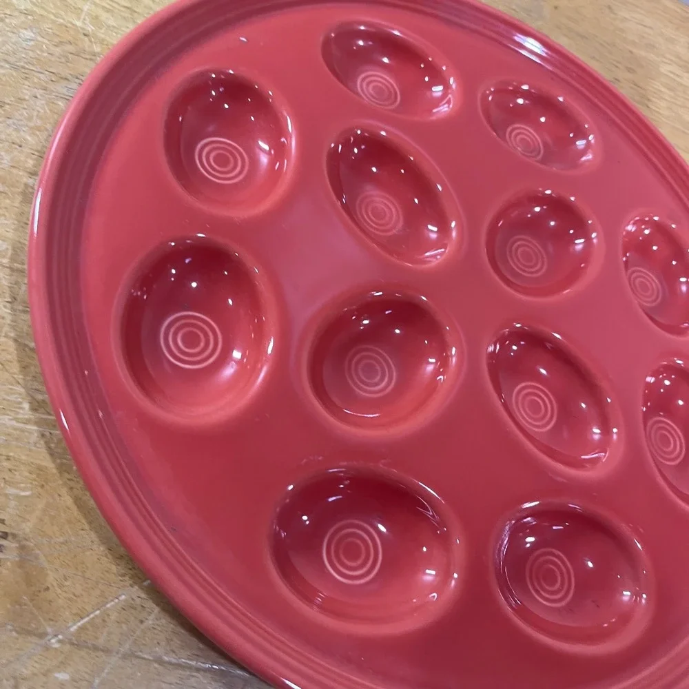 Fiesta Deviled Egg Plate Unisex 13
